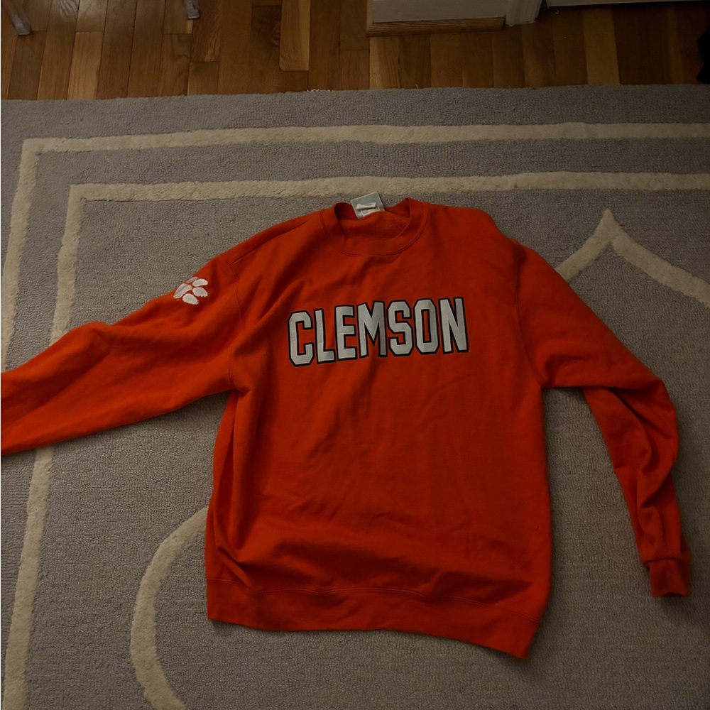 Clemson Orange Champion Crewneck Size Large